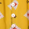 MOÇA BONITA - REGATA ABERTA PATCH WORK - AMARELO