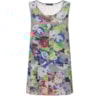 MOÇA BONITA - REGATA FLORAL COM RENDA - VERDE MOÇA BONITA - REGATA FLORAL COM RENDA - VERDE