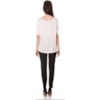 MOÇA BONITA - T-SHIRT CETIM CORAÇÕES - OFF WHITE