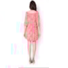 MOÇA BONITA - VESTIDO ESTAMPA CASCHEMERE C/RECORTES - LARANJA