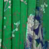 MOÇA BONITA - VESTIDO ESTAMPADO COM PREGAS MANGA LONGA MARTINGALE - VERDE