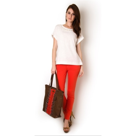 MOLETOM DECOTE BORDADO PÉROLAS M/C - OFF WHITE MOLETOM DECOTE BORDADO PÉROLAS M/C - OFF WHITE