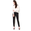 NUTRIA - BLUSA TRICOT DET. OMBROS E PUNHO - OFF WHITE