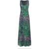 NUTRIA - VESTIDO LONGO JERSEY ESTAMPADO EVASÊ - VERDE