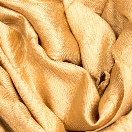 PASHIMINA CAPITOLLIUM LISA  POMPOM - CARAMELO