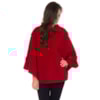 PELETERIA CORDEIRO - PELERINE MARTINGALE 2 BOLSOS - VERMELHO
