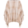 PONCHO TRICÔ JACQUARD A BENÇÃO ÉTNICO - BEGE