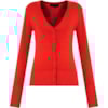 PUCCINI - CARDIGAN BÁSICO DECOTE V - CORAL PUCCINI - CARDIGAN BÁSICO DECOTE V - CORAL