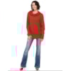 PULL TRICOT ABICCI MANGA MORCEGO GOLÃO - TELHA