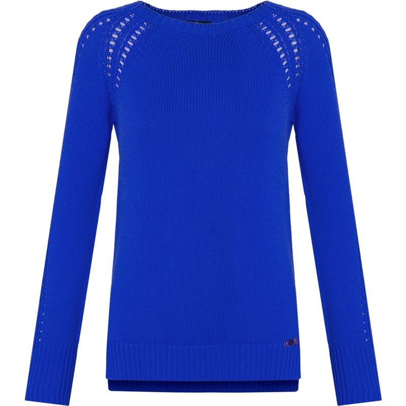 PULL TRICOT ALGODÃO MULLET - AZUL