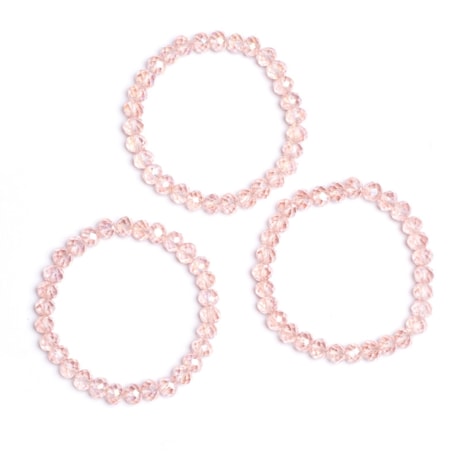 PULSEIRA CAPITOLLIUM CRISTAIS  TRIO - ROSA