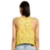 REGATA SILK CANTÃO CARTAS CARNAVAL - AMARELO