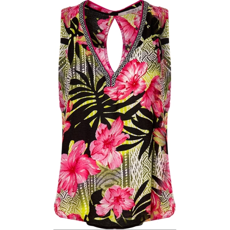 REGATA VISCOSE FLORAL - PINK