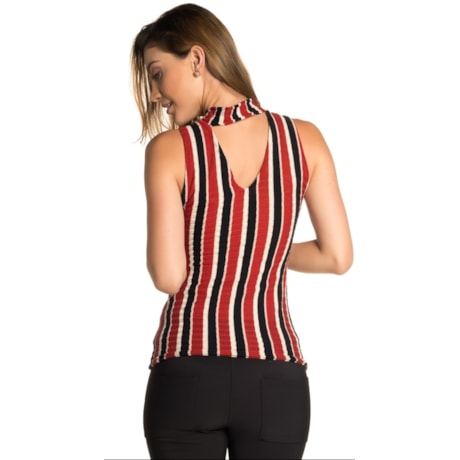 REGATA WALK TREND  LISTRADO  MULTICOLORIDA - VERMELHO