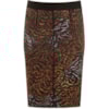 SAIA LÁPIS COM ESTAMPA TIGRE ASIA - ANIMAL PRINT