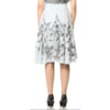 SAIA MIDI CAPITOLLIUM FLORAL - AZUL CLARO