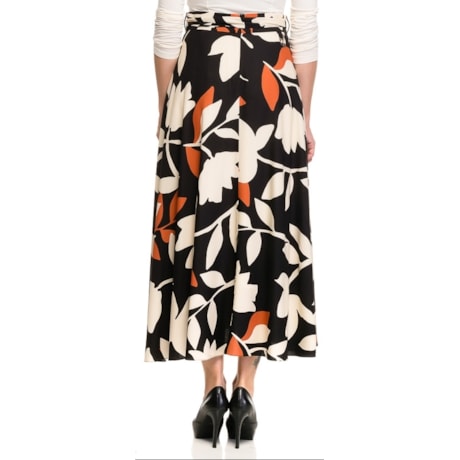 SAIA MIDI CHOLET - PRETO SAIA MIDI CHOLET - PRETO