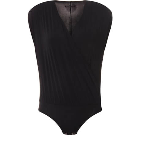 SALSA BRASIL - BODY TRANSPASSADO SEM MANGA - PRETO SALSA BRASIL - BODY TRANSPASSADO SEM MANGA - PRETO