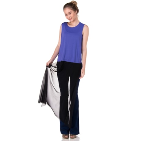 SATIKO+ISABEL - BLUSA LENÇO BICOLOR - ROXO