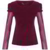 SATIKO+ISABEL - BLUSA MANGA LONGA BUFANTE - BORDÔ