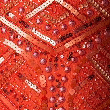 SCALA - VESTIDO DE FESTA LONGO FRENTE UNICA BORDADO - LARANJA SCALA - VESTIDO DE FESTA LONGO FRENTE UNICA BORDADO - LARANJA
