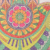 SCALON - BLUSA T-SHIRT ESTAMPA GOOD LUCK MANDALA - BRANCO