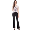 SCALON - BLUSA T-SHIRT ESTAMPA GOOD LUCK OLHO GREGO - BRANCO