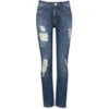 SCALON - CALÇA JEANS BOYFRIEND DETALHE RASGADO - JEANS