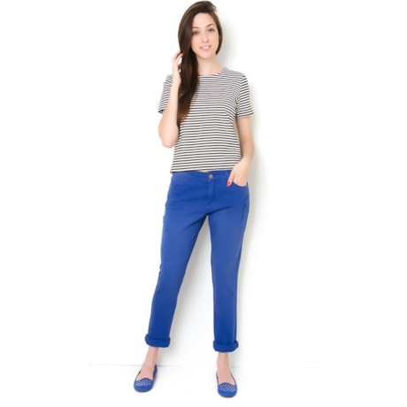 SCALON - CALÇA JEANS SARJA BOYFRIEND - AZUL