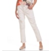 SCALON - CALÇA SARJA BOYFRIEND COLOR RASGADA - BEGE