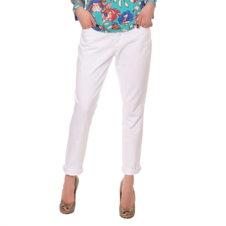 SCALON - CALÇA SARJA BOYFRIEND IVETE - BRANCO
