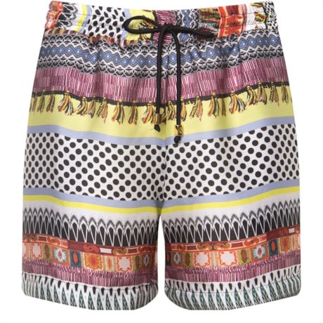 SCALON -  SHORTS SEDA ESTAMPADO CAMILA - ESTAMPADO