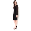 SERGIO GAZ - VESTIDO CREPE FACONÊ M/L - PRETO