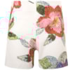 SHORT CHOLET CINTURA ALTA ESTAMPADO - OFF WHITE
