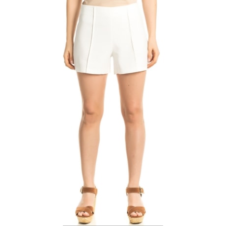 SHORTS ALFAIATARIA DZARM NERVURAS - OFF WHITE