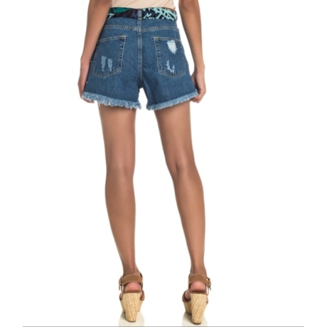 SHORTS JEANS CANTÃO ANOS 80 - JEANS SHORTS JEANS CANTÃO ANOS 80 - JEANS