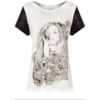 SHOULDER - BLUSA MALHA M/C MULHER - OFF WHITE