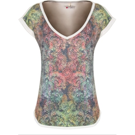 SHOULDER - BLUSA SUEDE SILK M/C - CRU