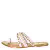 SUA CIA - SANDÁLIA RASTEIRA TIRAS COM PÉROLAS - OFF WHITE