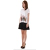 T-SHIRT 100% VISCOSE PINGUINS - BRANCO