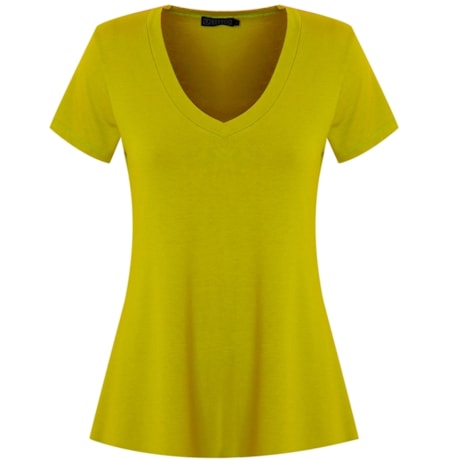 T-SHIRT BÁSICA  -SHIRT BÁSICA - AMARELO