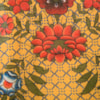 T-SHIRT CANTÃO SILK FLORAL MANGA LONGA - AMARELO