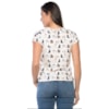 T-SHIRT CANTÃO SILK GATOS M/C - OFF WHITE