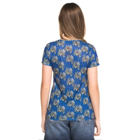 T-SHIRT CANTÃO SILK GUIDE - AZUL