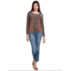 T-SHIRT CANTÃO SILK MARROQUINO ML - TELHA