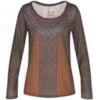 T-SHIRT CANTÃO SILK MARROQUINO ML - TELHA
