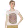 T-SHIRT CAPITOLLIUM ESTAMPA MANDALA - OFF WHITE