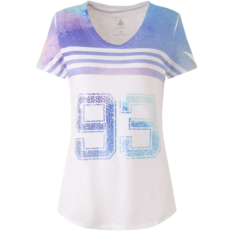 T-SHIRT FUTEBOL AMERICANO - BRANCO