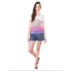 T-SHIRT MANDALA CAPITOLLIUM  BARRADO - BRANCO
