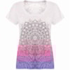 T-SHIRT MANDALA CAPITOLLIUM  BARRADO - BRANCO